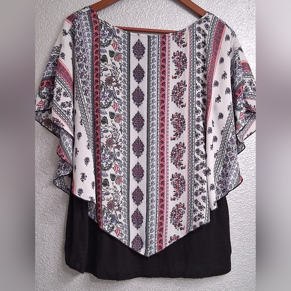 ALYX Multi Patterned Poncho Top  Size OX - Picture 6 of 9